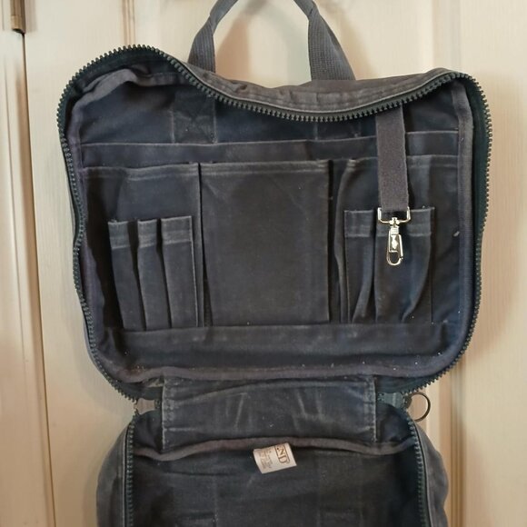 VTG 90s Lands End Square Rigger Canvas Business Laptop Messenger Bag USA Made - Picture 8 of 8